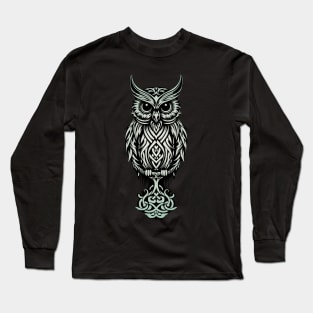 Celtic Owl Long Sleeve T-Shirt